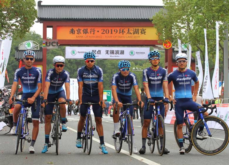 El Team Medellín fue protagonista en China. FOTO CORTESÍA TM