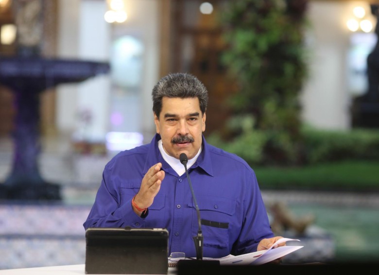 Nicolás Maduro insiste en realizar las elecciones legislativas de diciembre a pesar de los llamados de la oposición y la comunidad internacional a cambiar su fecha. FOTO EFE