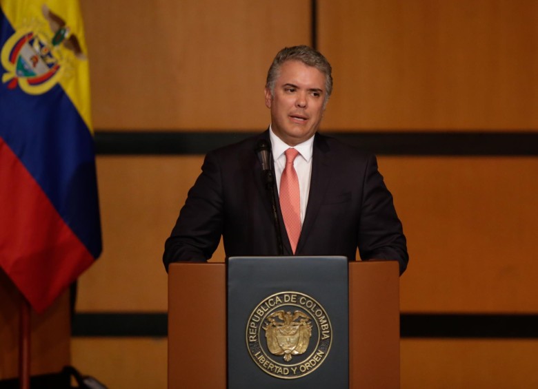 Iván Duque Presidente de Colombia. FOTO: Colprensa