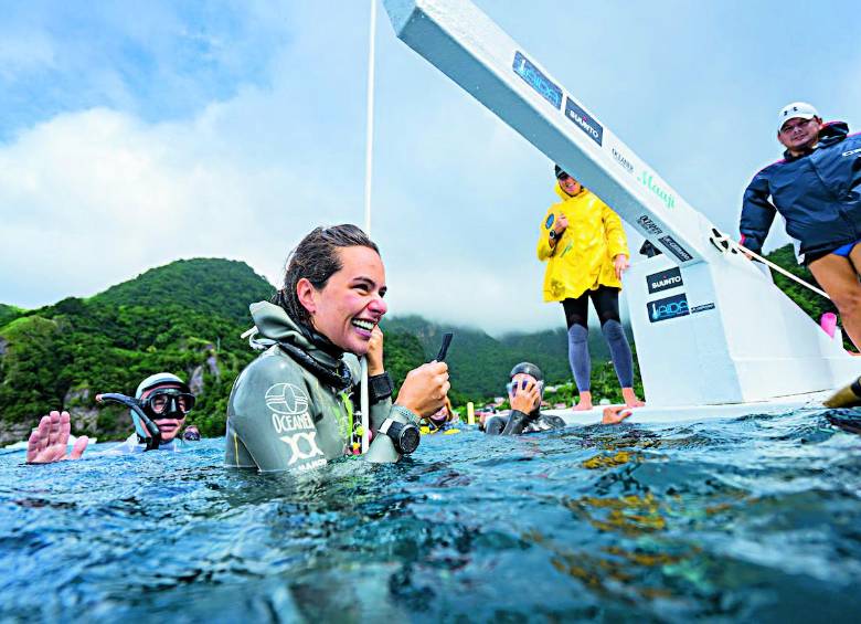 Sofía y su felicidad tras la hazaña. Fotos cortesía Daan Verhoeven y sstock