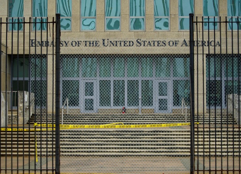 Embajada de Estados Unidos en La Habana. FOTO: REUTERS 