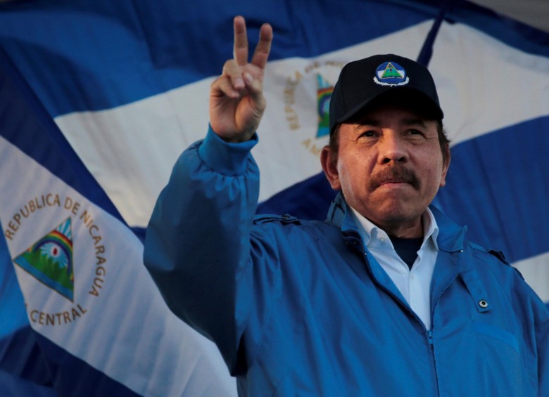 Daniel Ortega, presidente de Nicaragua. FOTO: REUTERS 