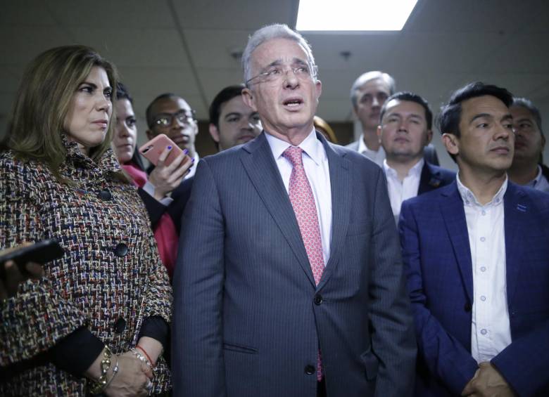 El senador y expresidente Álvaro Uribe reconoció que el partido no alcanzó las expectativas en las elecciones regionales. FOTO Colprensa.