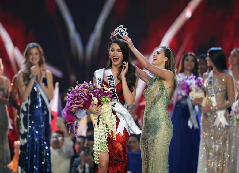 Catriona Gray, de Filipinas, es la nueva Miss Universo. Sudáfrica quedó en segundo lugar mientras Venezuela obtuvo el tercero. Foto: Reuters