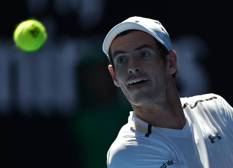 El estreno en Australia resultó exigente para Andy Murray, actual número uno del ranquin mundial. Busca primer título allí. FOTO AFP