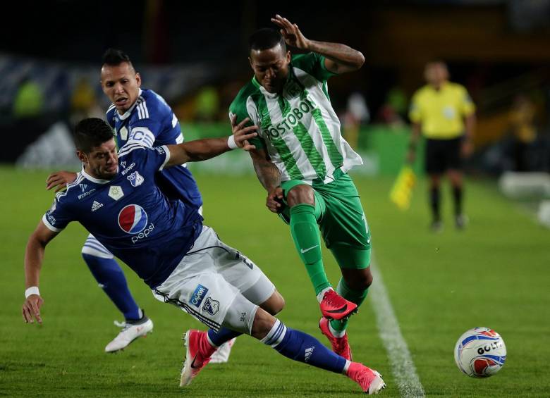 El dividendo en Bogotá pudo ser mejor para los verdes. Ahora, a preparar el duelo con América, el jueves en el Atanasio. FOTO Colprensa