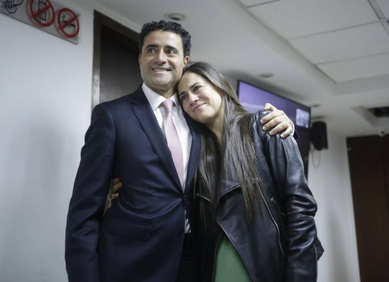 Francisco y Catalina Uribe Noguera, hermanos de Rafael Uribe Noguera. FOTO: COLPRENSA