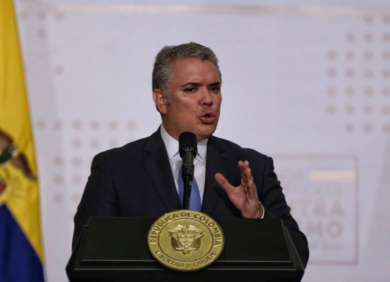 El presidente Iván Duque. FOTO COLPRENSA
