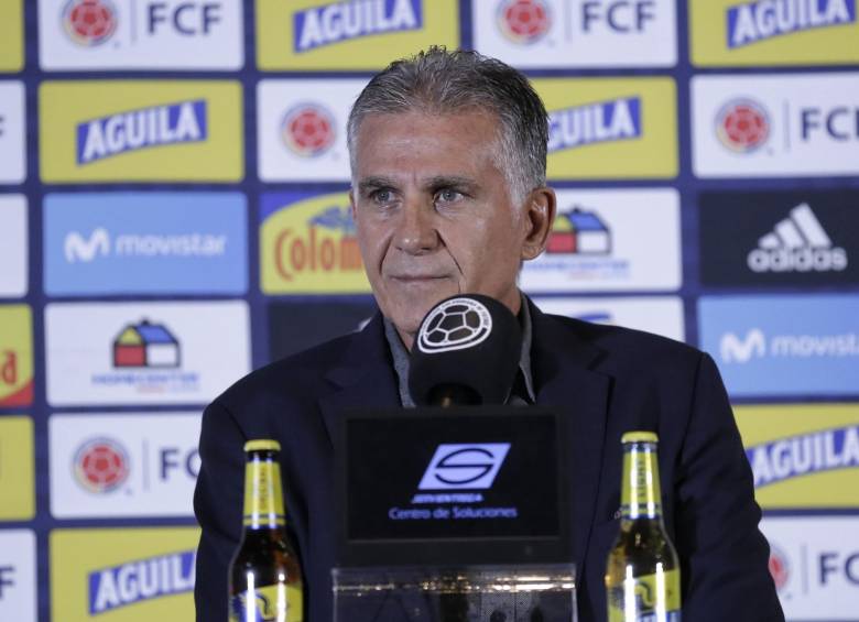 Carlos Queiroz, seleccionador nacional. FOTO COLPRENSA