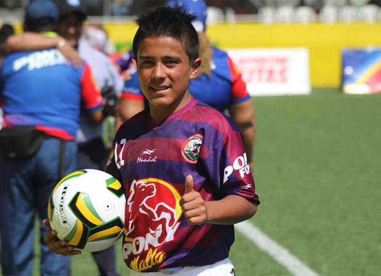 Esteban Alejandro Murcia, de Salsipuedes, es admirador de Lionel Messi. 