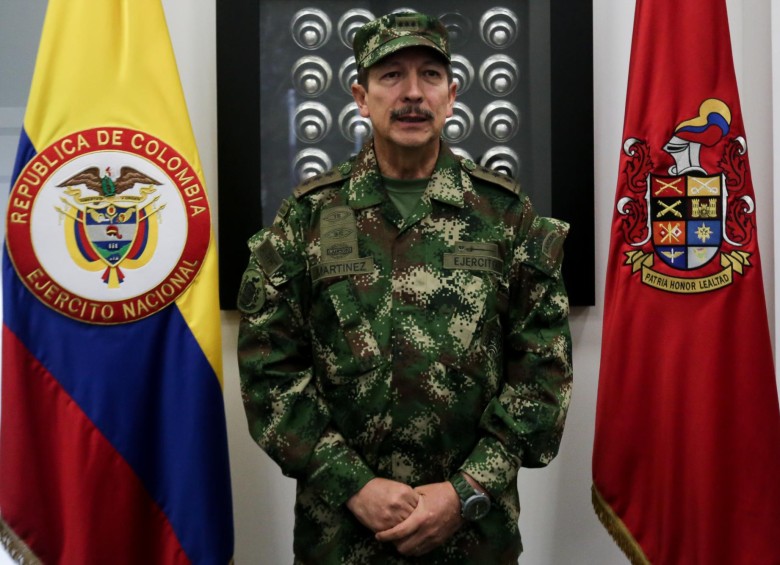 El Comandante del Ejército Nicacio Martínez. FOTO: COLPRENSA