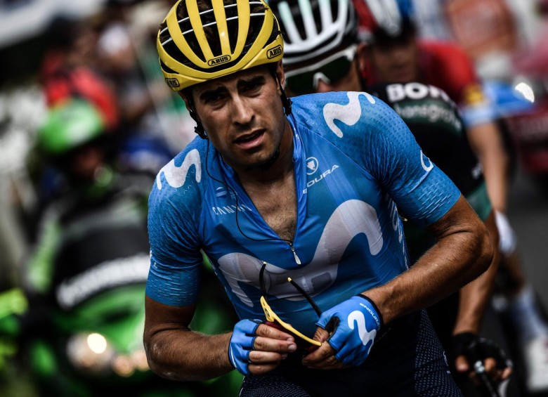 Mikel Landa, ciclista español, que estaría pensando cambiar de equipo. FOTO AFP
