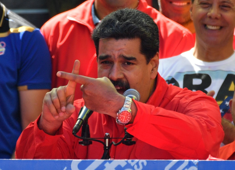 Nicolás Maduro durante su intervención este sábado. FOTO REUTERS