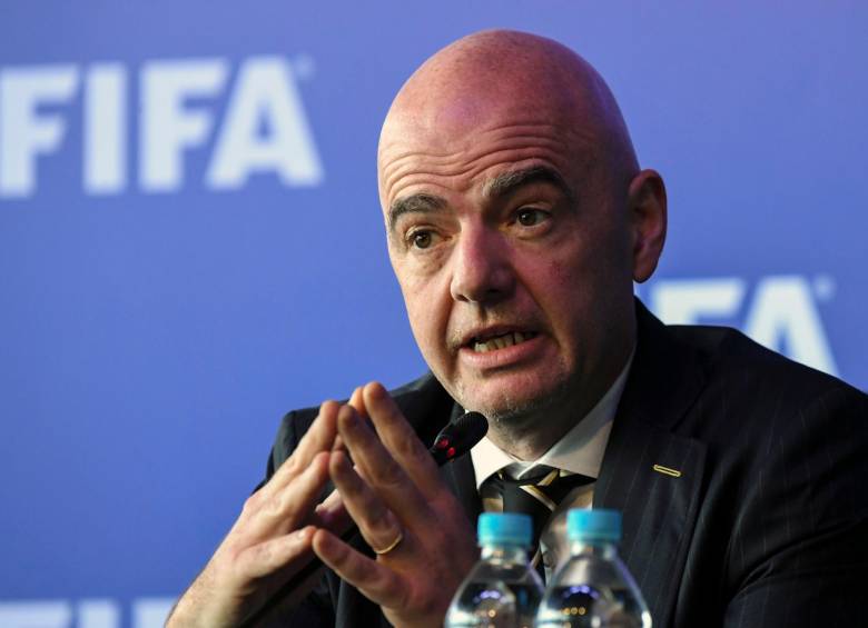 Gianni Infantino, presidente de la Fifa. FOTO AFP