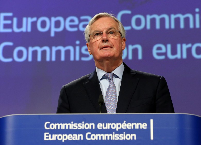 El negociador de la Unión Europea, Michel Barnier. FOTO AFP