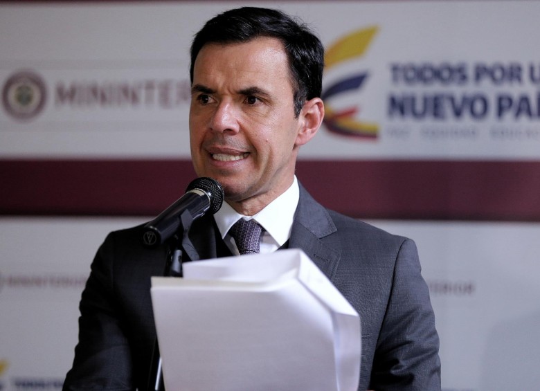 Guillermo Rivera, ministro del Interior. FOTO COLPRENSA