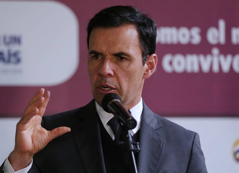 El ministro del Interior, Guillermo Rivera. Foto: Colprensa 