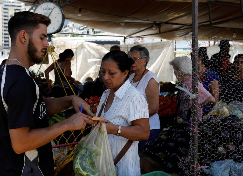 Plaza de mercado en Caracas, Venezuela. FOTO: REUTERS