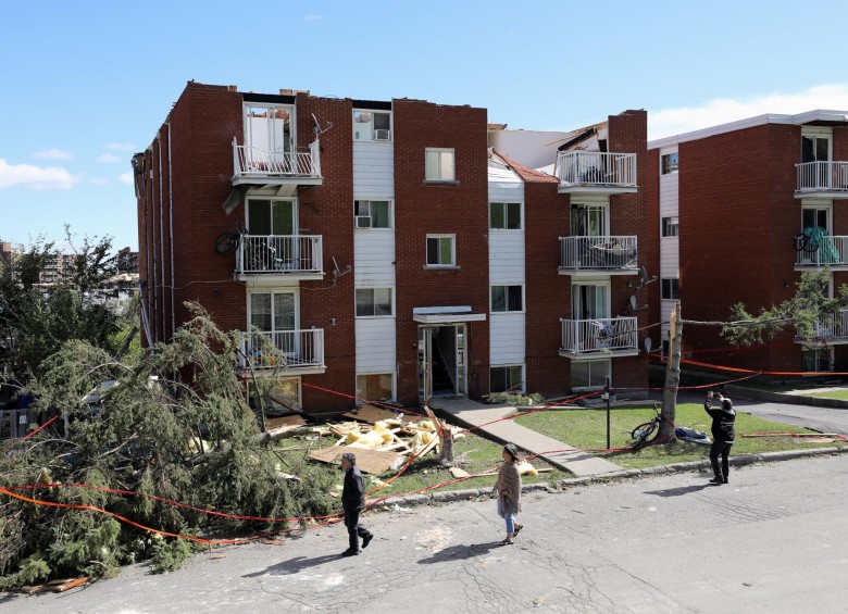 El primer ministro de Canadá, Justin Trudeau, pidió a las personas afectadas por el tornado que se mantengan a salvo. FOTO REUTERS