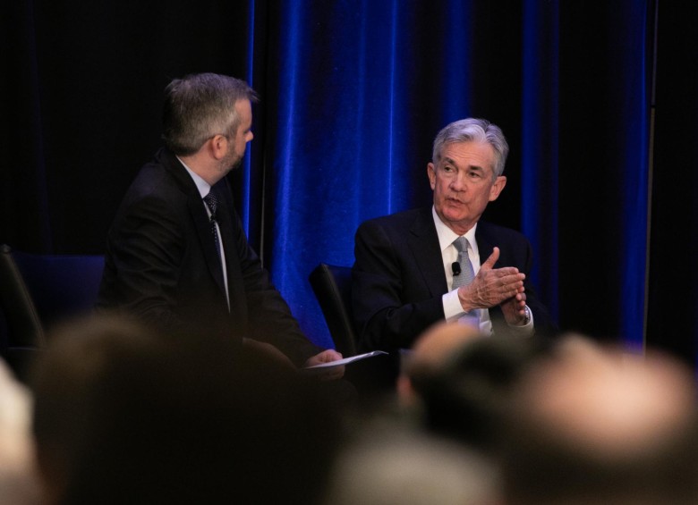 Jerome Powell, presidente de la Fed. Foto AFP