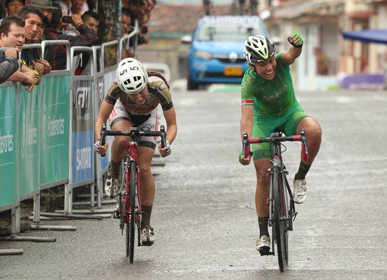 La boyacense Colmenares llegó al giro nacional con buen nivel, tras ser cuarta en Vuelta Costa Rica. FOTO CORTESÍA ÉDER GARCÉS