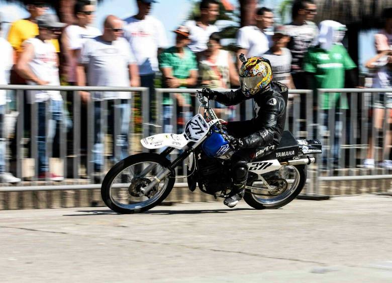A Víctor Mejía (271) no le alcanzó para ganar en DT, pero se mostró feliz por la gran acogida en Puerto Triunfo. FOTO cortesía Alcaldía