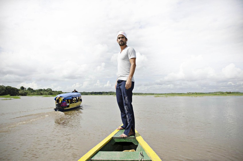 Orlando Duque y su incursión en la selva amazónica colombiana, donde vive una experiencia inigualable. FOTOs cortesía Red Bull