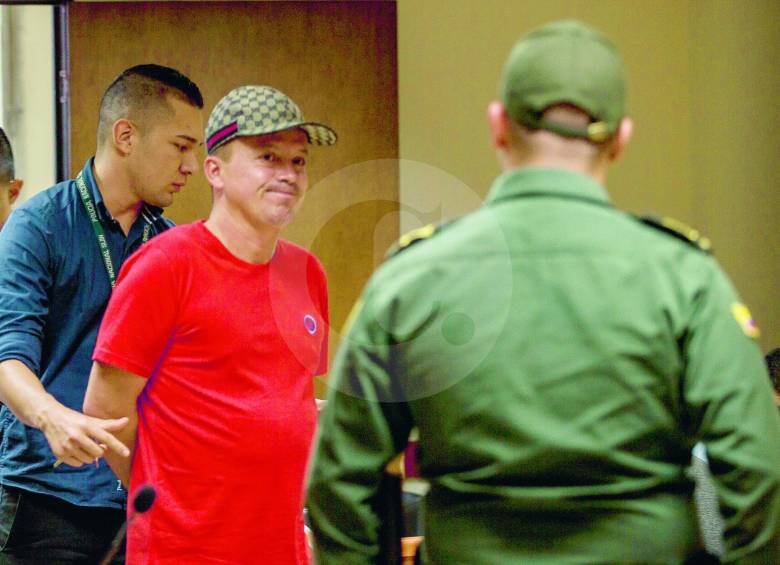 Elkin Fernando Triana Bustos tiene 46 años y la Fiscalía lo señala de haber fundado la banda “los Triana” en los años 90, en compañía de su hermano John Fredy Triana Bustos (“el Gordo”) y su primo Carlos Mario Triana Vásquez (“Mario Chiquito”). FOTO Santiago Mesa