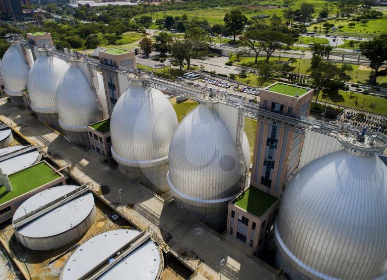 La planta de tratamiento contribuye con el 50 % de la disminución de los índices de contaminación del río. FOTO Juan David Úsuga