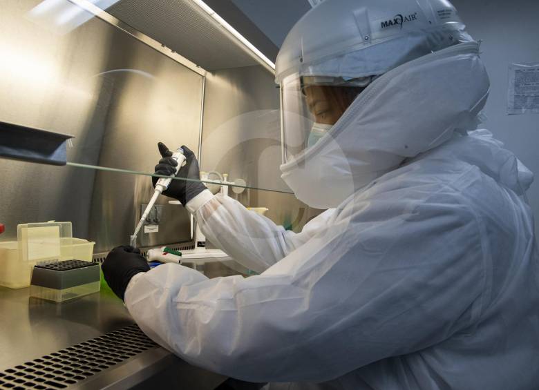 Laboratorio de la Sede de Investigación Universitaria (SIU), Universidad de Antioquia. FOTO ESTEBAN VANEGAS