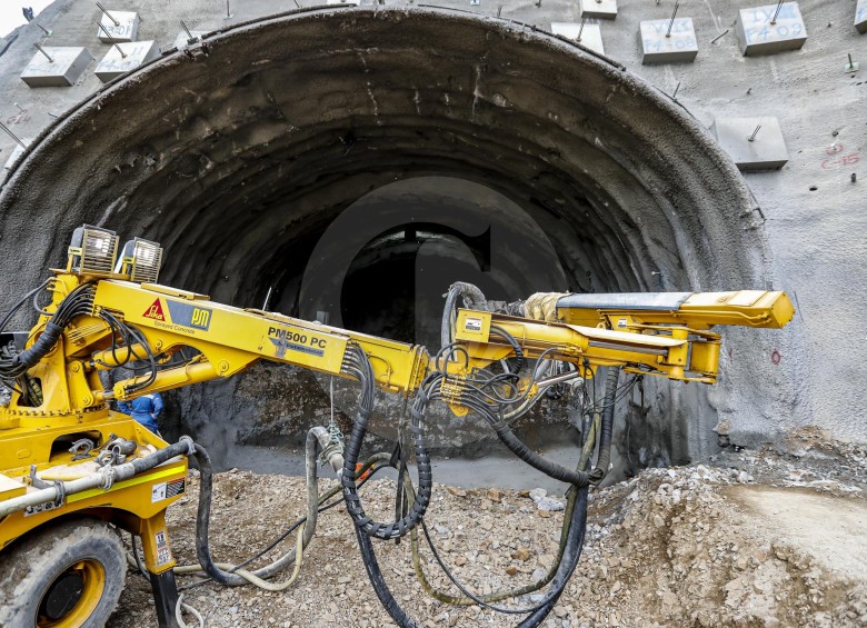Según la concesión Covipacífico, el túnel de Amagá ajusta 20,78 % de avance. FOTOS Jaime pérez