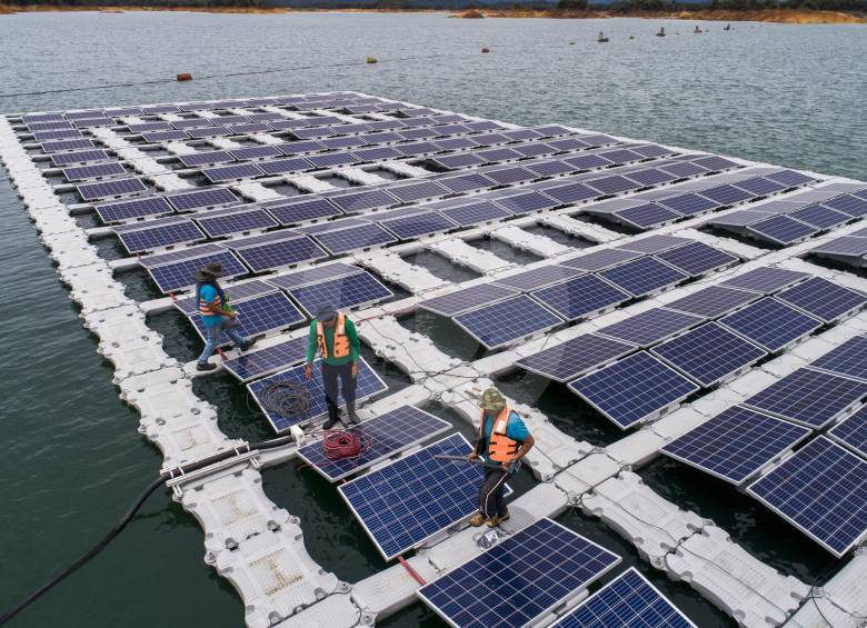 Se habían seleccionado en total 22 proyectos: 17 solares (en la foto), cuatro eólicos y uno de biomasa. FOTO Esteban Vanegas