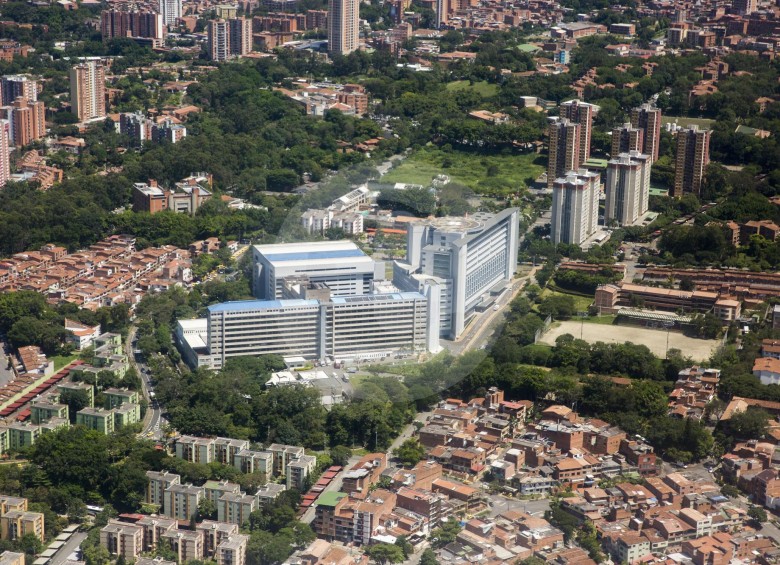 Foto aérea del Hospital Pablo Tobón Uribe. Foto: Edwin Bustamante Restrepo