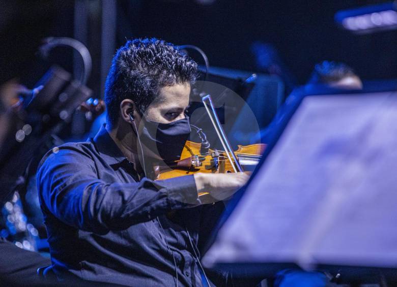 Los músicos de la orquesta participaron de varias activaciones durante dos semanas. FOTO carlos velásquez