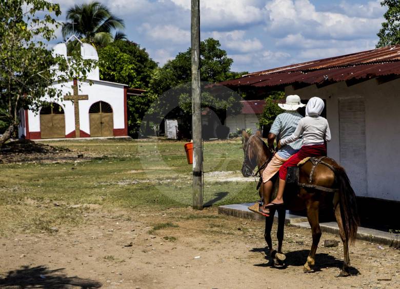 Corregimiento El Guáimaro de Tarazá. FOTO JULIO CÉSAR HERRERA