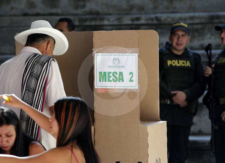 En Ituango, uno de los 10 municipios con más problemas por conflicto, el ganador fue Duque. FOTO JULIO CÉSAR HERRERA