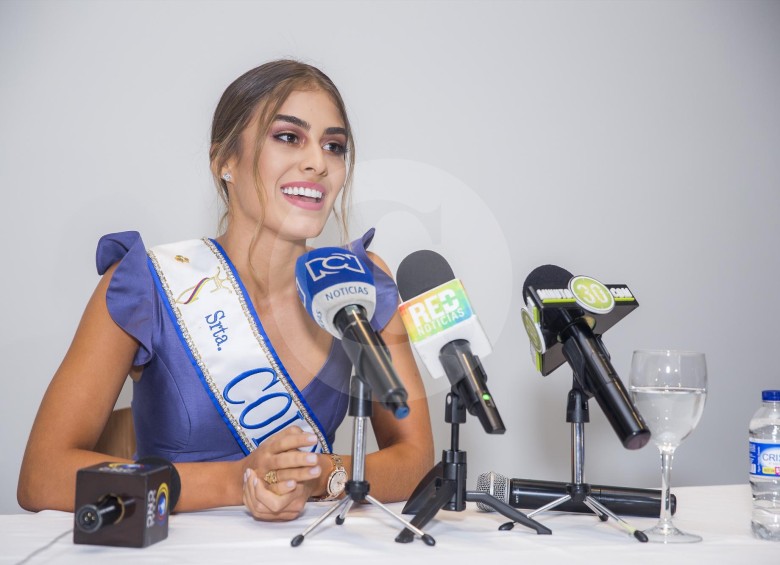 Esta estudiante de Comunicación Social de 20 años representará al país en Miss Universo, el próximo diciembre. Entre sus causas está la no discriminación a los migrantes. FOTO carlos Velásquez