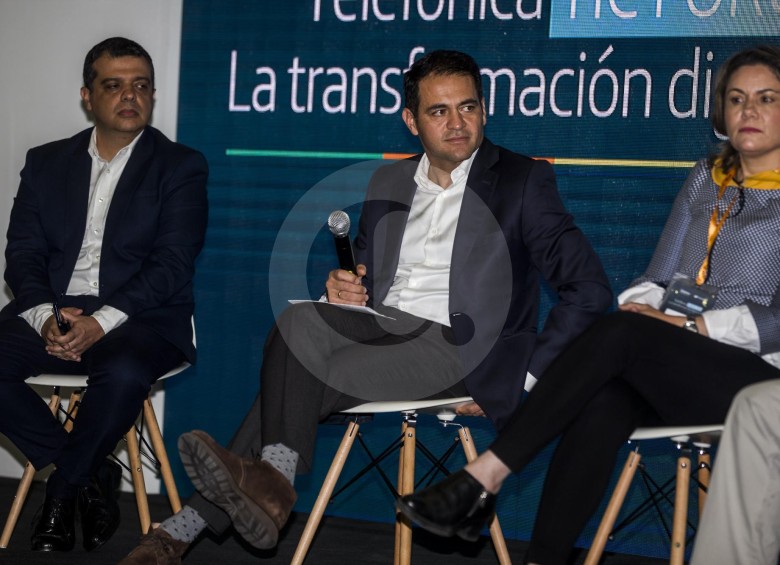 En el marco del Telefónica TIC Fórum 2019, Fabián Hernández, presidente de la firma, aseguró que Medellín se fortalece como ejemplo de innovación para la industria TIC. FOTO julio césar herrera