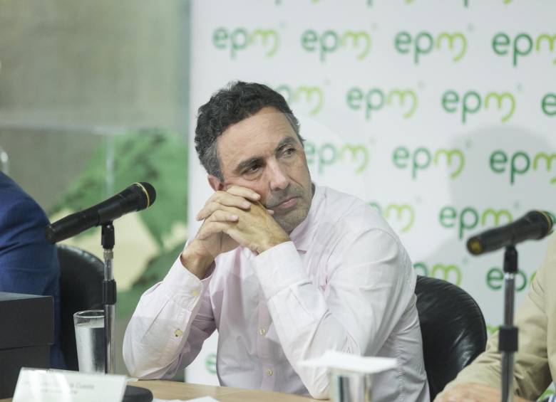Jorge Londoño De la Cuesta, gerente de EPM. FOTO CAMILO SUÁREZ