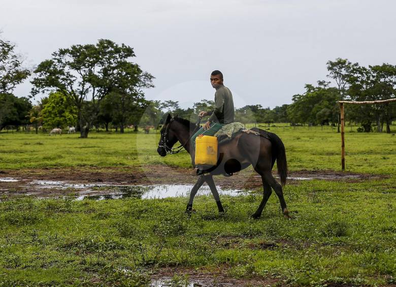En Casanare y otras zonas del suroriente del país, el retorno de reclamantes de tierras ha sido lento y cuidadoso por la presencia aún notoria de grupos armados ilegales. FOTO Julio César Herrera