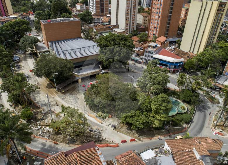 El centro cultural ha usado la glorieta para actividades culturales como “Días de Playa”. Ahora este espacio se le entrega al ciudadano de a pie de manera permanente. FOTO Esteban Vanegas
