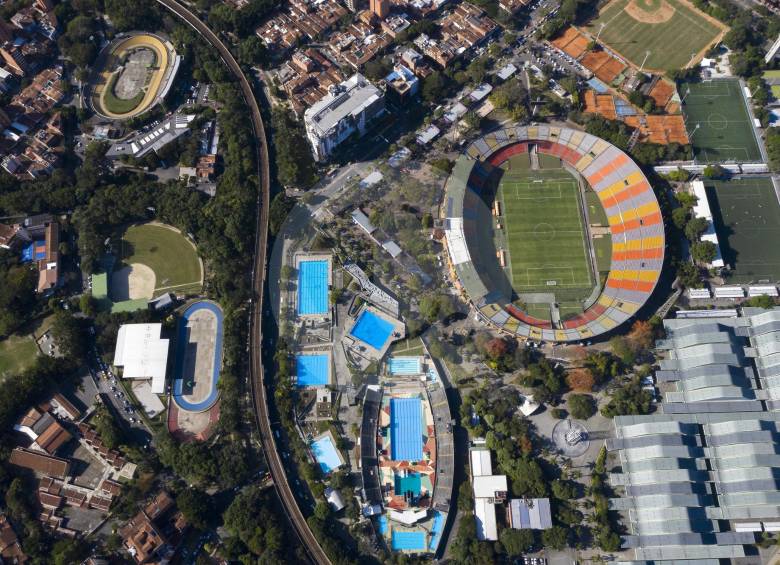 La unidad deportiva Atanasio Girardot tiene un área de 324.519 metros cuadrados en los que se concentran 21 escenarios. FOTO Manuel Saldarriaga
