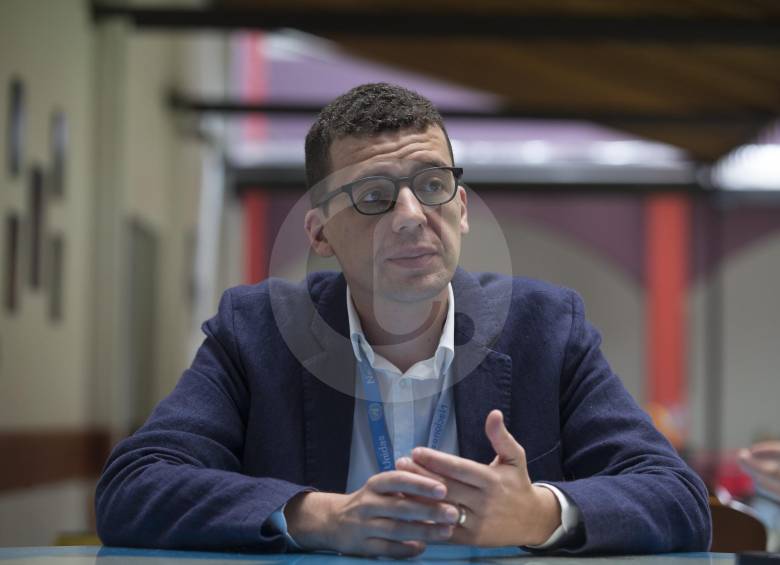 El francés Bertrand Blanc es el jefe de la Acnur para Antioquia y Chocó. FOTO Donaldo zuluaga 