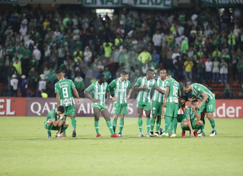 Volver al ganar en el Atanasio por Copa Libertadores luego de seis meses, no fue suficiente para que Nacional alcanzara su sexta fase de grupos consecutiva desde 2014. FOTO robinson sáenz