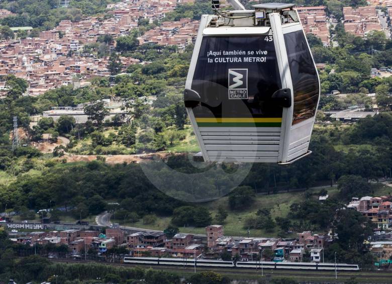 Al comienzo de la tarde se registran precipitaciones de alta intensidad al occidente de Medellín. FOTO ARCHIVO