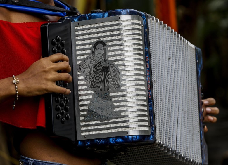 El acordeón (foto), la guacharaca y la caja son los instrumentos base del vallenato, ritmo originario de la costa Caribe colombiana.Foto: Jaime Pérez Munévar