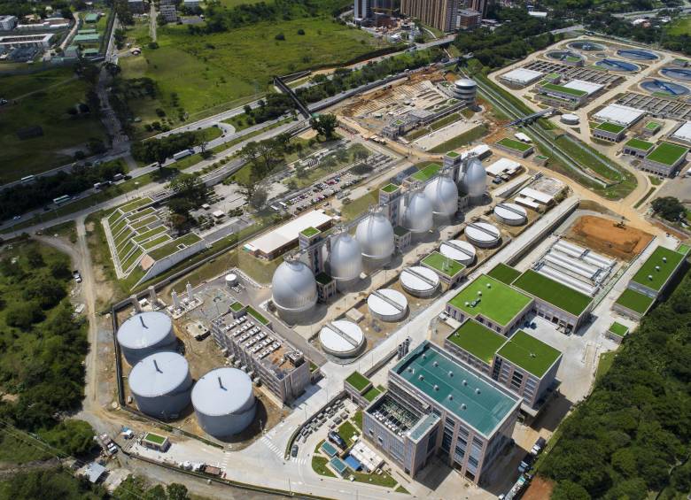 Planta de tratamiento Aguas Claras en Bello. FOTO ARCHIVO