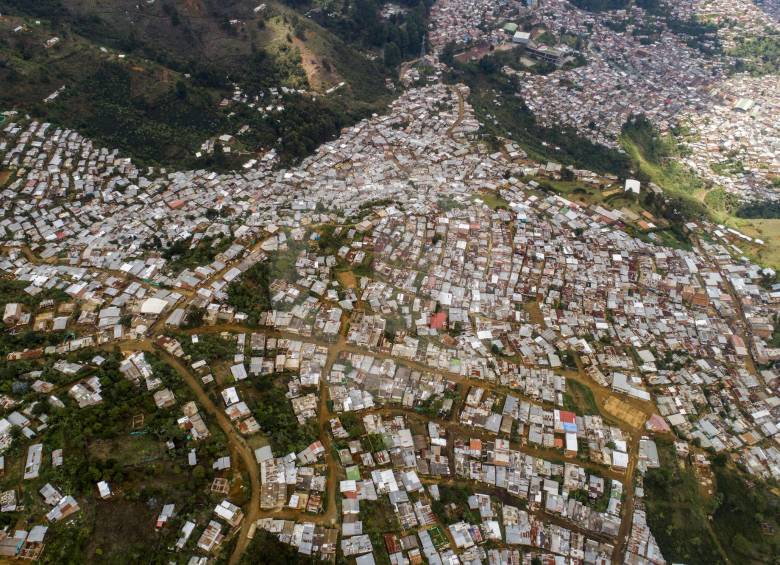 La vereda está ubicada en límites entre Bello y Medellín. Según el POT, la zona es considerada como suelo rural. FOTO Esteban Vanegas