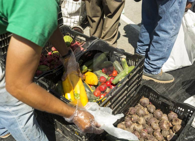 La rueda de negocios del agro se realizó ayer en la Central Mayorista, son 769 los productores vinculados de Antioquia.Foto: Andrés Camilo Suárez Echeverry