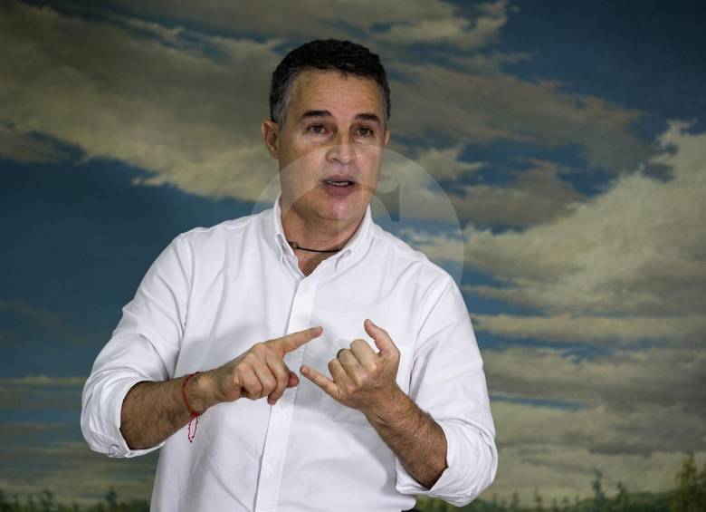 Gaviria fue elegido en octubre para su segunda etapa como gobernador. FOTO julio césar herrera